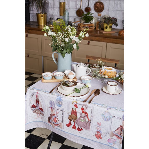 Скатерть Этель Пасхальные Тильды 220х147 см, 100% хлопок, саржа 190 гр/м2  фото 19