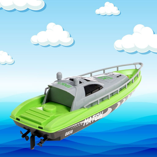 Катер радиоуправляемый Полиция, цвет зеленый - Simaland фото 8