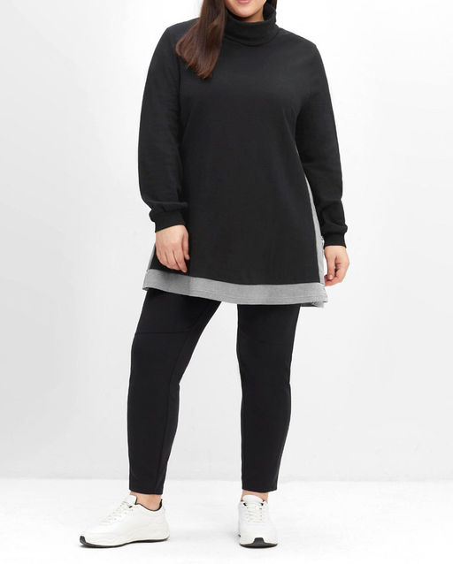 Худи, черное - Sheego фото 3