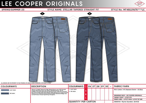 Брюки джинсовые Stellar / Lee Cooper фото 2
