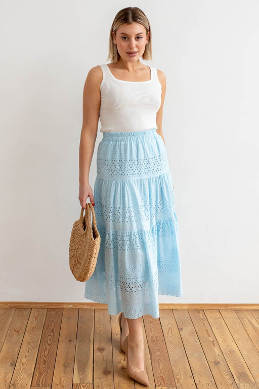 Юбка МЮ-951 небесный - Took a look фото 5