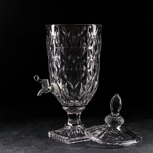 Диспенсер для напитков Magistro «Восторг», 3 л, 17×17×47 см, стекло