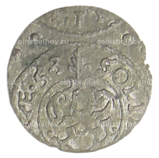Солид 1653 года Шведская оккупация Риги  Королева Кристина