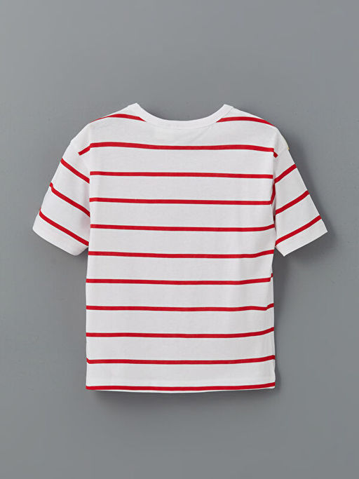 Bisiklet Yaka Sonic Bask?l? Penye Erkek ?ocuk Ti??rt