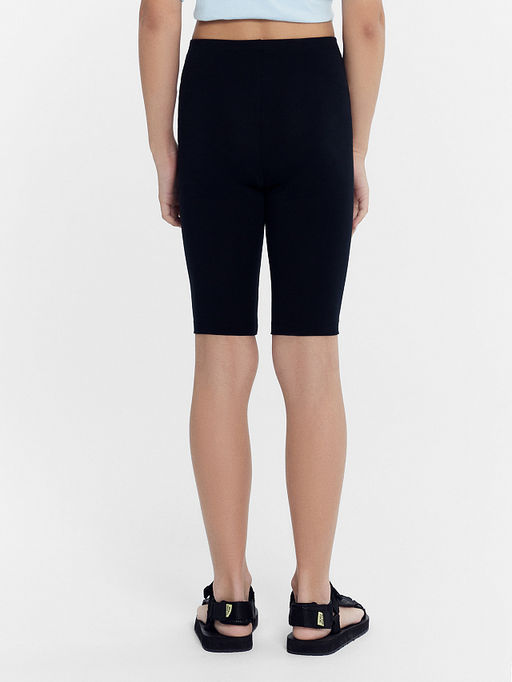 Шорты для девочек мультипак (2 шт.) в лавандовом и черном цвете с граффити