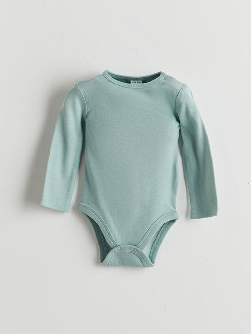 Bisiklet Yaka Basic Erkek Bebek ??t??tl? Body