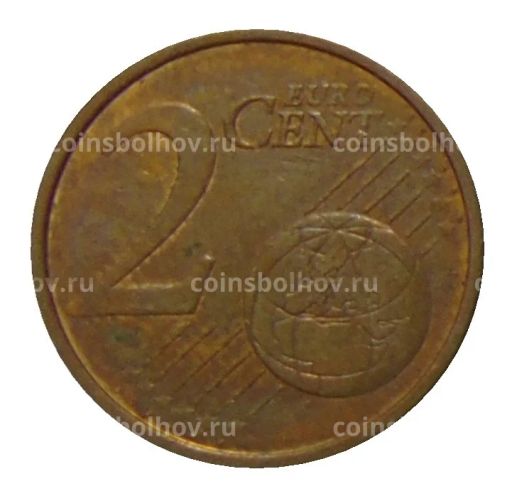 Монета 2 евроцента 2002 года D Германия