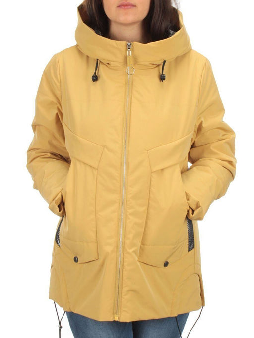 H9266 YELLOW Куртка демисезонная женская (100 гр. синтепон) - Фабричный китай фото 2
