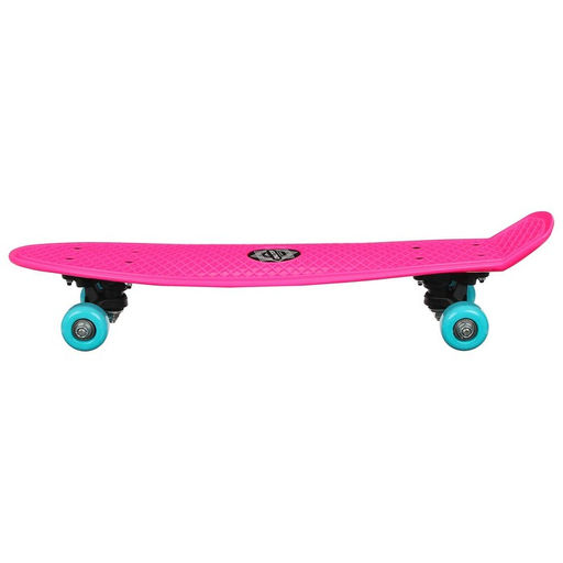 Пенниборд ONLITOP, 56х15 см, колёса PVC 50 мм, пластиковая рама, цвет розовый  фото 3