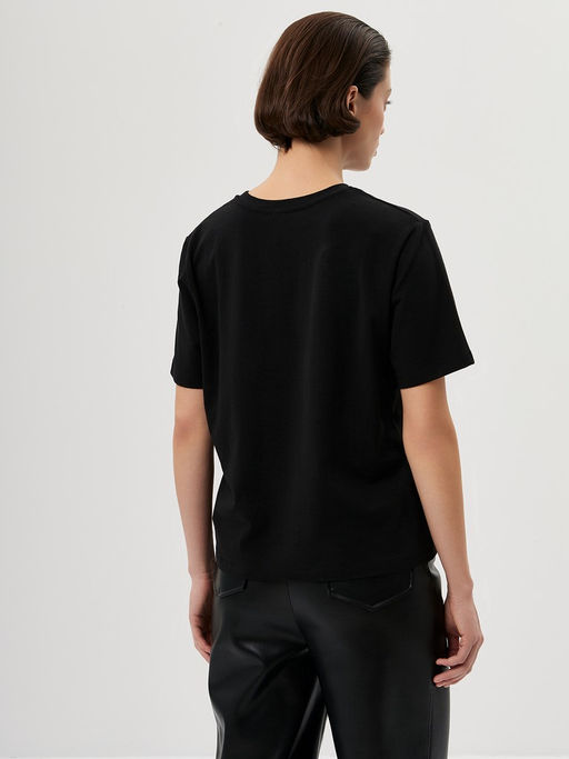 Футболка женская 12511-42040 black - Eleganzza фото 4