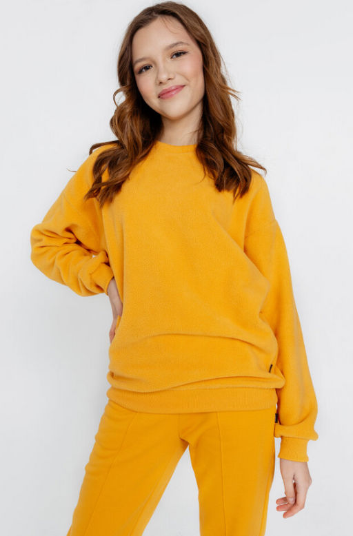 Женский костюм, интерсофт, свитшот и брюки прямые со стрелками, голубой - Knitka wear фото 21