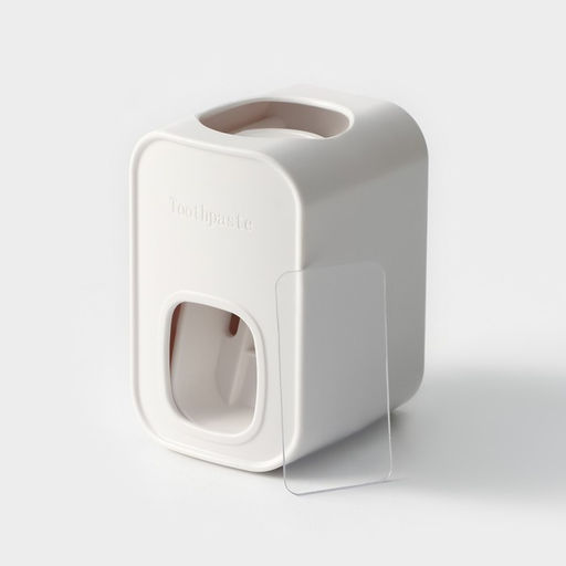 Выдавливатель для зубной пасты на клейкой ленте Доляна, 5.569 см, белый  фото 5