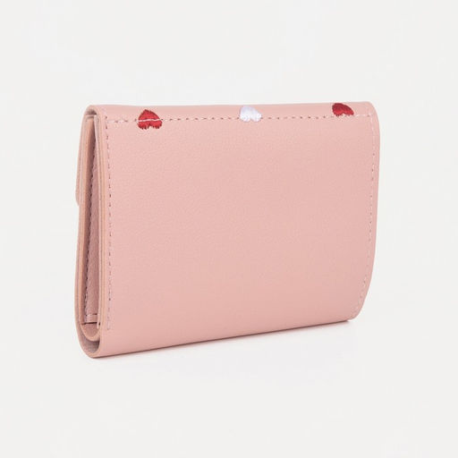 Кошелёк на кнопке, цвет розовый - Simaland фото 2