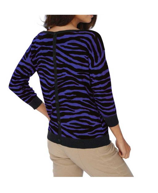 Пуловер, лилово-черный - Ashley brooke фото 4