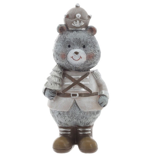 Фигурка декоративная "Медвежонок", L6 W5,5 H13,5 см, 2в.