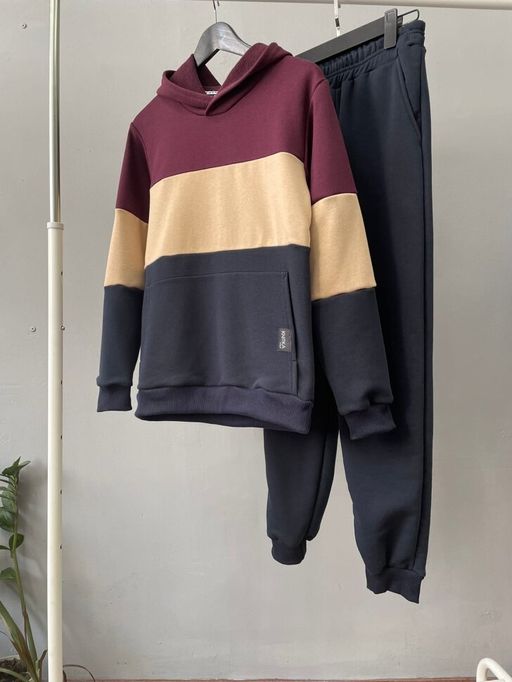 футер 3х нитка ПЕТЛЯ Мужской костюм ColourBlock - Knitka wear фото 7