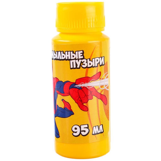 Цена за 15 шт. Мыльные пузыри, Человек-паук, 95 мл - Marvel фото 2