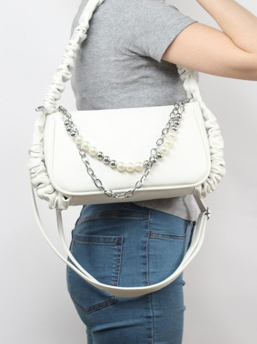 Сумка женская искусственная кожа XHD-12731, 1отд, плеч/ремень, белый SALE 260550 - Adelia фото 10