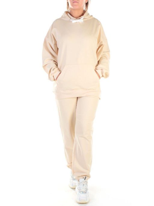 Y314-2 BEIGE Спортивный костюм женский (100% хлопок) - Fashion фото 2