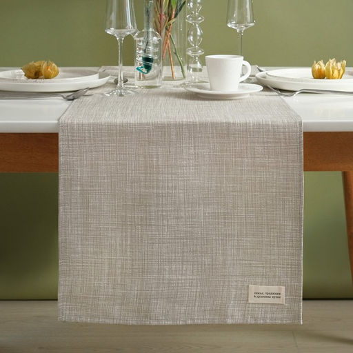 Дорожка Доляна «Душевная кухня» 40×146 см, 50% хлопок, 50% п/э, рогожка 158 г/м²