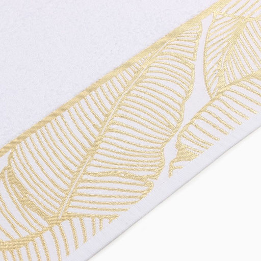 Полотенце махровое Love Life Leaves 50*90 см, белый, 100% хл, 360 гр/м2 - Lovelife фото 4