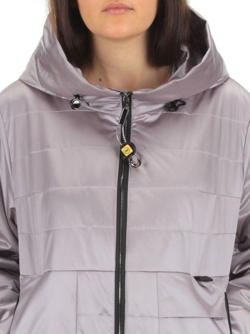 BM-1058 LILAC Куртка демисезонная женская АЛИСА (100 гр. синтепон) - Фабричный китай фото 11