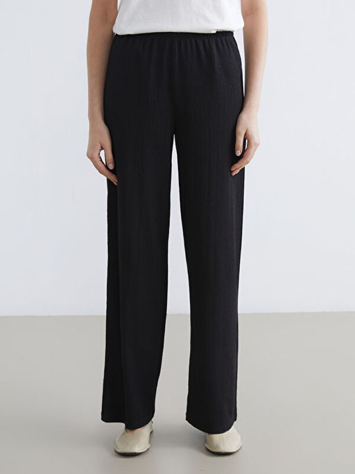 Beli Lastikli Dokulu Kad?n Pantolon