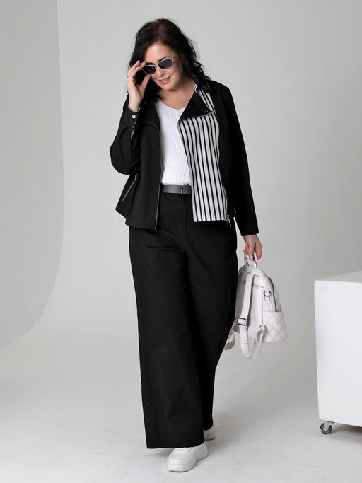 25242 Брюки черный