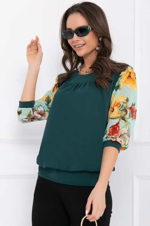 Блуза Bellovera 31Б4832 изумрудный