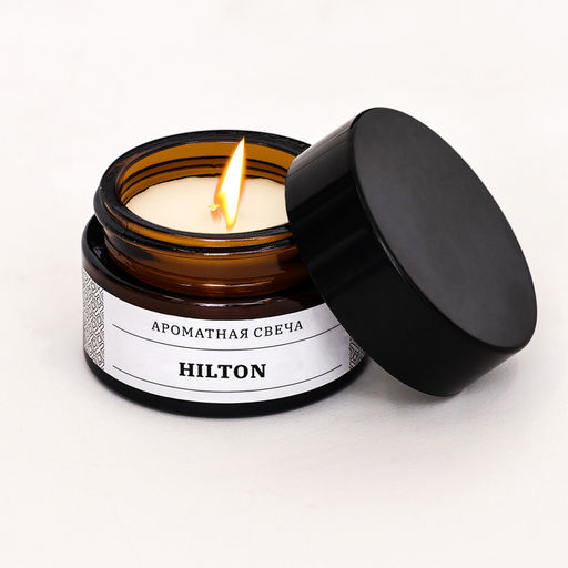 Ароматическая свеча в банке Hilton, соевый воск, 12 г