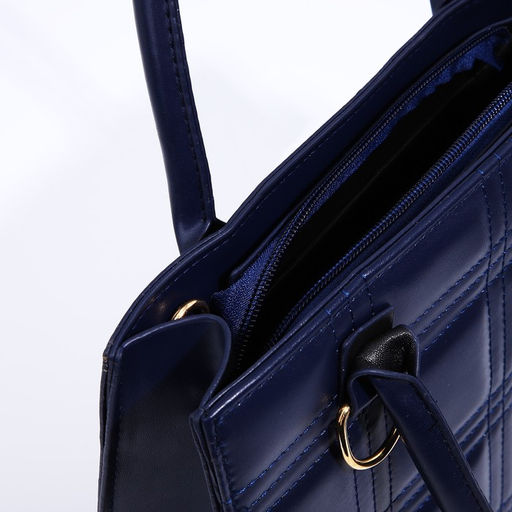 Сумка-тоут на молнии, цвет синий - Simaland фото 8