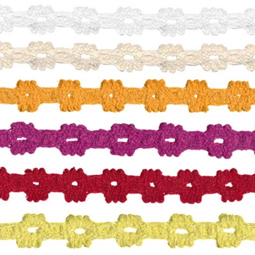 Gamma кружевная лента 15 мм HVK-26 в рулоне 22.8 м 0.5 СК/Распродажа