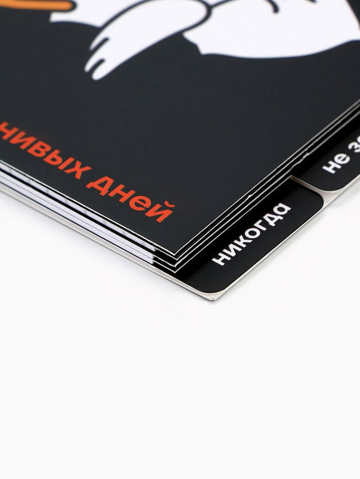 Цена за 2 шт. Блокнот с разделителями А6, 48 листов «Ленивый блокнот»