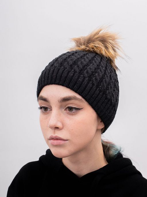 Шапка HERMAN арт. LOUISE 041 (черный)