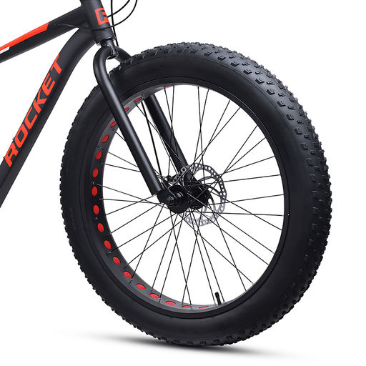 Велосипед 26" Rocket Fat 26, цвет черный, размер 18"
