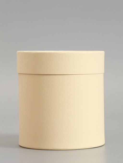 Коробка подарочная, завальцованная, "Кремовая", 14 х 14 см