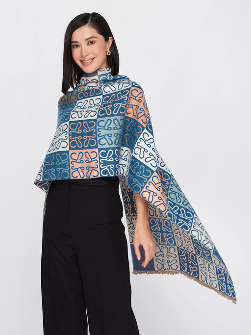 в составе ШЕРСТЬ и КАШЕМИР Большой, мягкий, теплый двусторонний палантин - Tantino фото 16