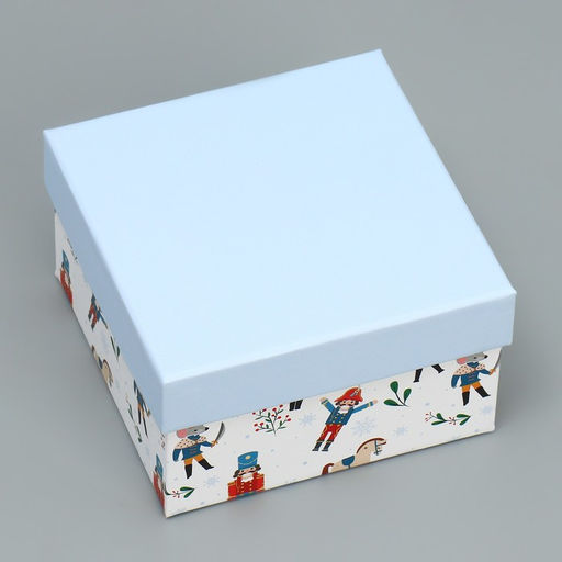 Набор новогодних подарочных коробок 10 в 1 «Щелкунчик», 10×10×6 – 28×28×15 см