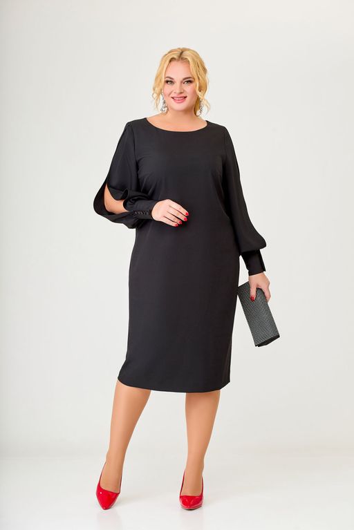 Блуза Swallow 803.2 черный+серебряный узор фото 528