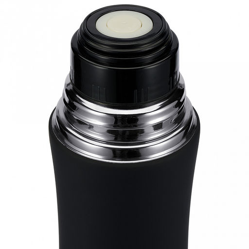 Термос из нержавеющей стали "Linea BULLET" 0,75л, 9х9х31см, двойные стенки с вакуумной изоляцией, в комплекте с двумя кружками, цветная коробка, "Regent" (Китай)
