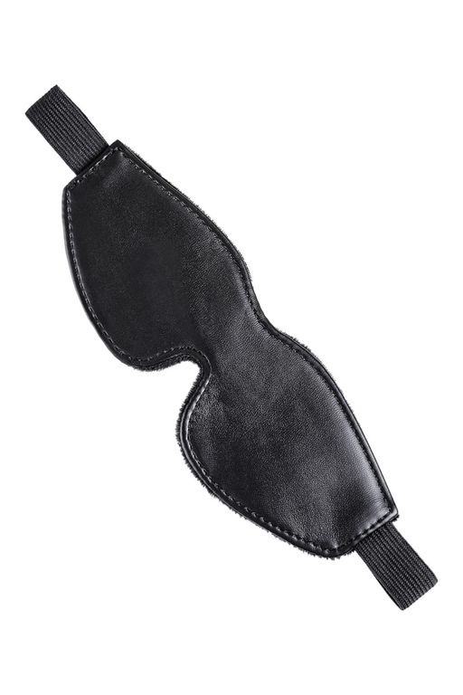 Маска Anonymo, PU кожа, черная, 26,5 см - Toyfa фото 4