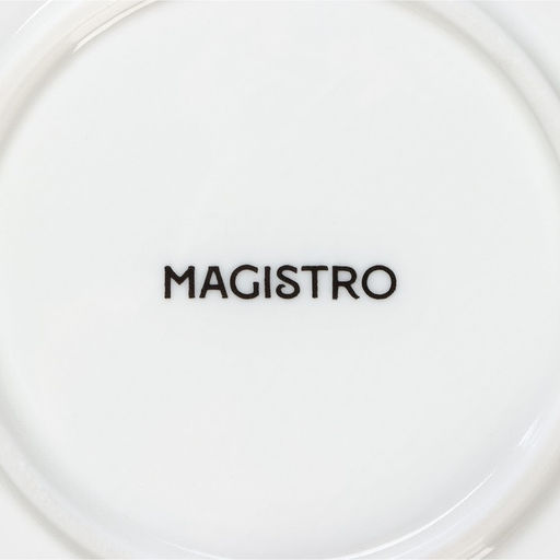 Блюдо фарфоровое сервировочное Magistro «Рыбка Бланш», 28×20 см, белое