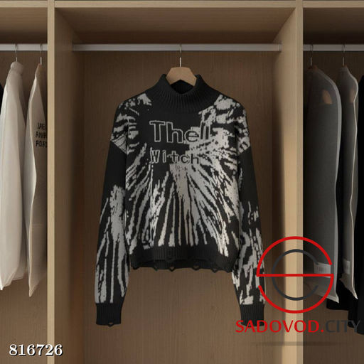 Свитер женский с принтом - Bruno фото 4