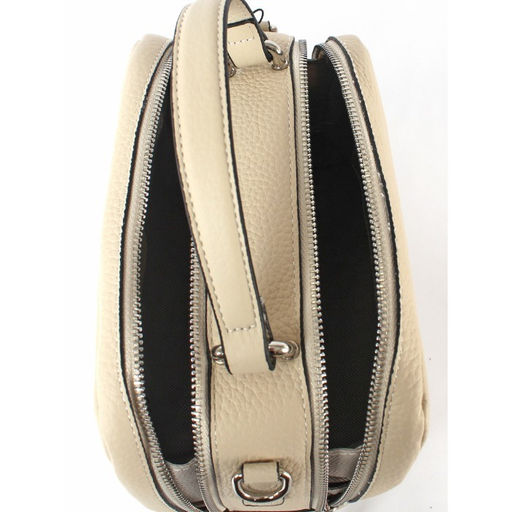 Сумка женская натуральная кожа GU 2066-99123, 2отд, 2плеч/рем, молочный SALE 260517 - Adelia фото 3