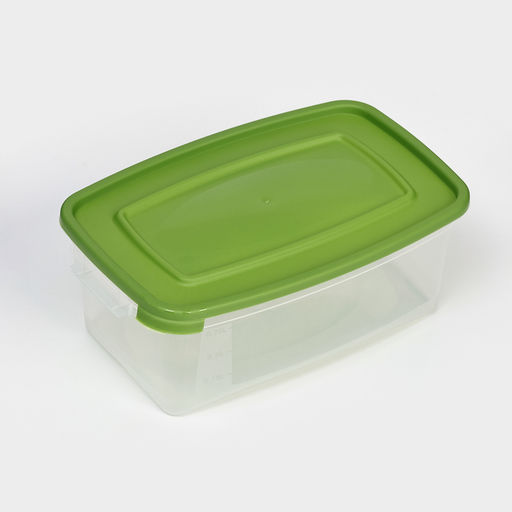 Набор контейнеров пищевых Доляна, 3 шт.: 1 л, 18.5×12×7 см, прямоугольные, прозрачные, МИКС