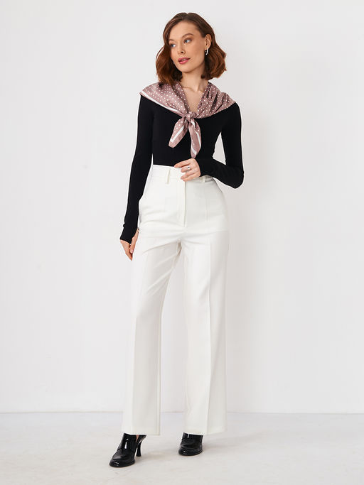 Большой, мягкий, тонкий и очень нежный двусторонний палантин с рисунком. - Tantino фото 2