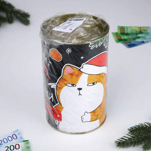 Копилка новогодняя подарок «Новый год: Деньги зло», XXL, 20×12.5 см