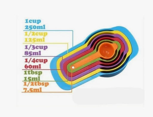 НАБОР МЕРНЫХ ложек 6ШТ
