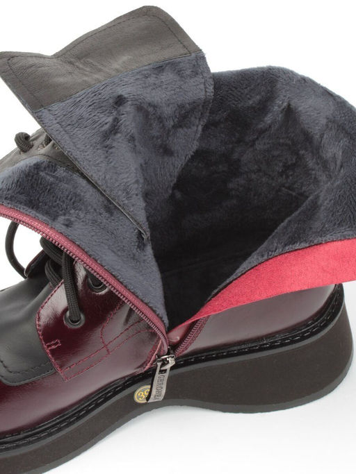 01-C1115-2 VINOUS Ботинки демисезонные женские (натуральная кожа, байка)