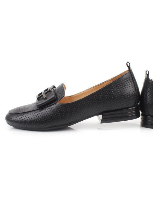 06-M47-57 BLACK Туфли женские (натуральная кожа)